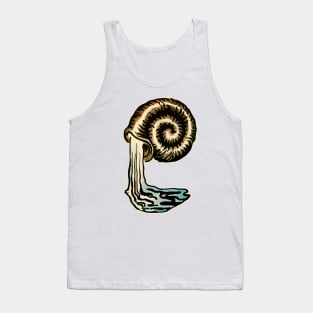 Snail with flowing magic: stream of dreams Tank Top